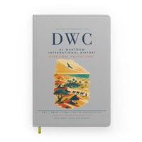 Thumbnail for Al Maktoum International Airport (DWC) design on light gray notebook