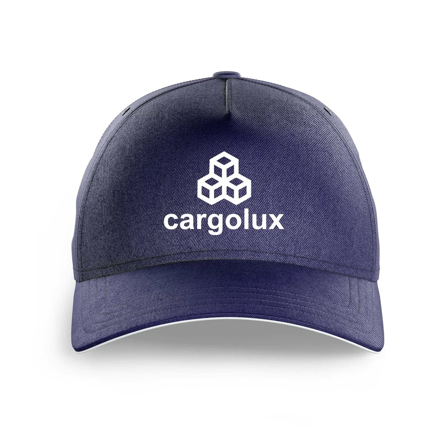 Cargolux logo printed on dark blue cap