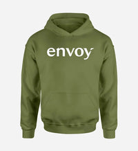 Thumbnail for Envoy Air logo printed on green army hoodie