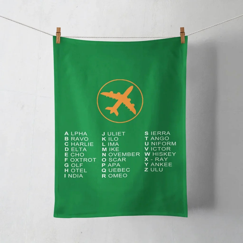 Aviation Alphabet Towel - view 5