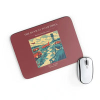 Thumbnail for VINTAGE G4461 - The Runway Foam Drill - Designed Mouse Pads design on darkred rectangle