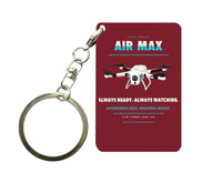 Thumbnail for Percepto Air Max Key Chain design on dark red key chain