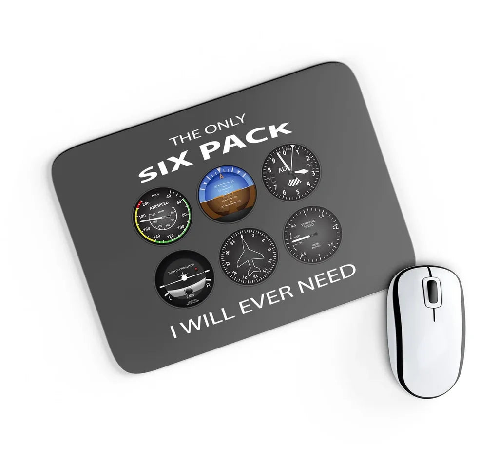 Only Six Pack I Will Mouse Pad - view 5