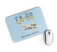 Thumbnail for EA-6B Prowler design on light blue rectangle mouse pad