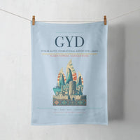 Thumbnail for Heydar Aliyev International Airport (GYD) design on light blue towel
