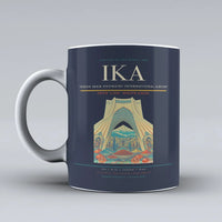 Thumbnail for Imam Khomeini International Airport IKA Mug design on dark blue tehran