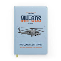 Thumbnail for Sikorsky MH-60S Seahawk design on light blue notebook