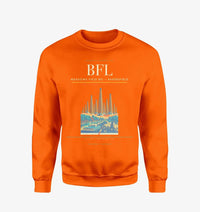 Thumbnail for Meadows Field (BFL) design on orange sweatshirt