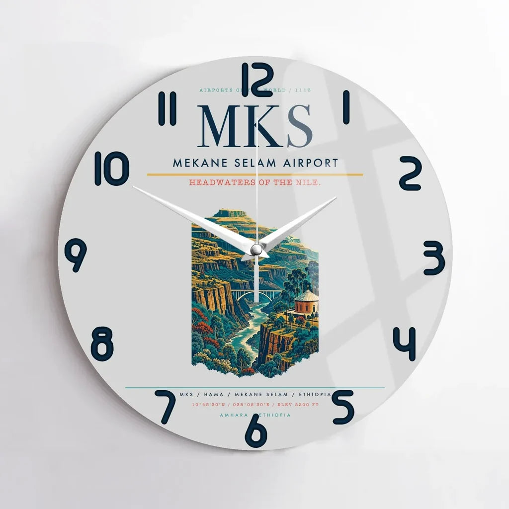 Mekane Selam Airport MKS - Light Gray