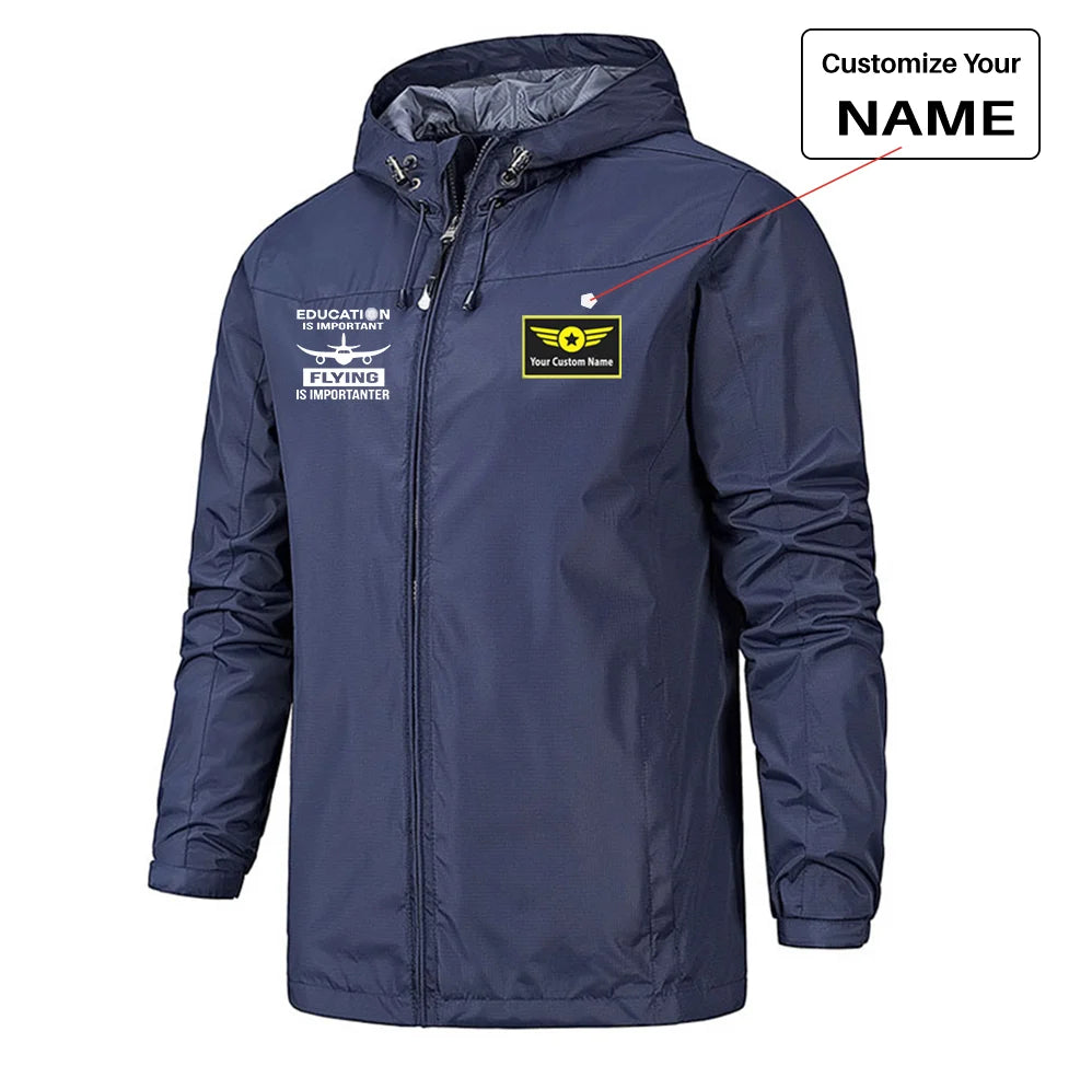 Flying is Importanter Rain Jacket - view 5