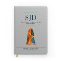Thumbnail for Aeropuerto Internacional de Los Cabos (SJD) design on light gray notebook