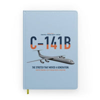 Thumbnail for C-141B Starlifter design on light blue notebook