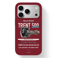 Thumbnail for TRENT 500 Case design on dark red iphone case