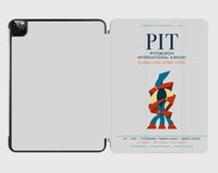 Thumbnail for Pittsburgh International Airport (PIT) design on light gray ipad tablet case