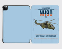 Thumbnail for NHIndustries NH90 TTH design on light blue ipad tablet case