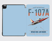 Thumbnail for F-107A Ultra Sabre design on light blue ipad tablet case