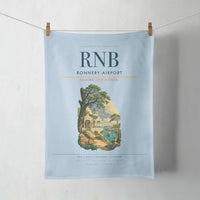 Thumbnail for Ronneby Airport (RNB) design on light blue towel