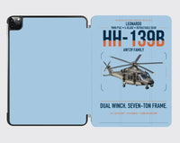Thumbnail for Leonardo HH-139B design on light blue ipad tablet case