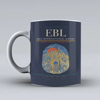 Thumbnail for International Airport EBL Mug design on dark blue erbil