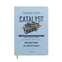 Thumbnail for CATALYST design on light blue notebook