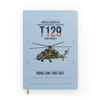 Thumbnail for Turkish Aerospace T129 ATAK Phase 2 design on light blue notebook