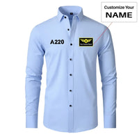 Thumbnail for Customisable Airbus A220 Shirt - view 5