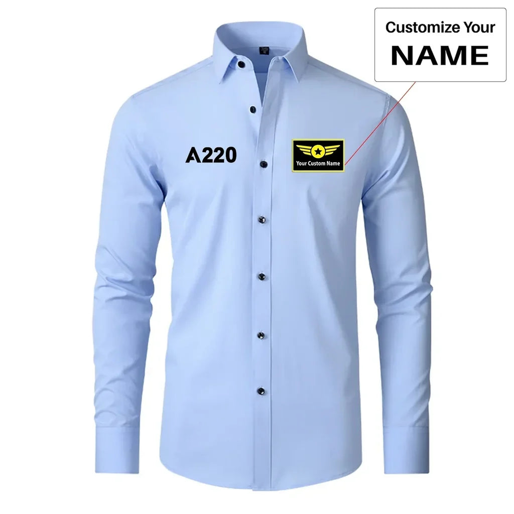 Customisable Airbus A220 Shirt - view 5