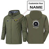 Thumbnail for Thrust We Trust Rain Jacket - view 5