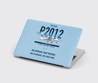 Thumbnail for Tecnam P2012 Traveller design on light blue MacBook case