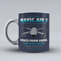 Thumbnail for Mavic Air 2 Mug design on dark blue dji