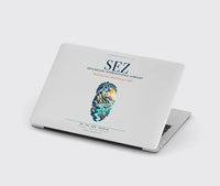Thumbnail for Seychelles International Airport (SEZ) design on light gray MacBook case