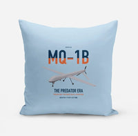 Thumbnail for MQ-1B Predator design on light blue pillow