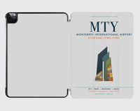 Thumbnail for Monterrey International Airport (MTY) design on light gray ipad tablet case