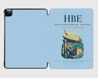 Thumbnail for Borg El Arab Airport (HBE) design on light blue ipad tablet case