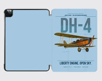 Thumbnail for Airco DH-4 Liberty Plane design on light blue ipad tablet case