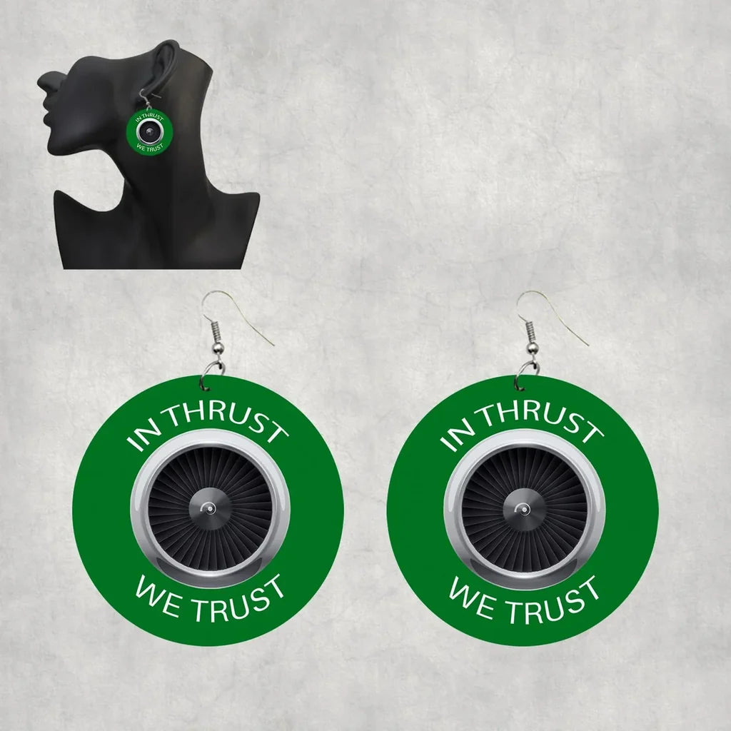 Thrust We Trust Earrings - view 5