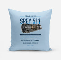Thumbnail for SPEY 511 design on light blue pillow
