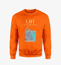 Thumbnail for Klamath Falls Airport (LMT) design on orange sweatshirt