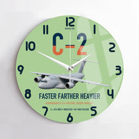 Thumbnail for Kawasaki C-2 design on light green no frame wall clock