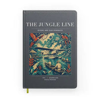 Thumbnail for VINTAGE G4023 - The Jungle Line - Designed Notebooks design on gray