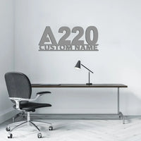 Thumbnail for Customisable Airbus A220 Metal Sign - view 5