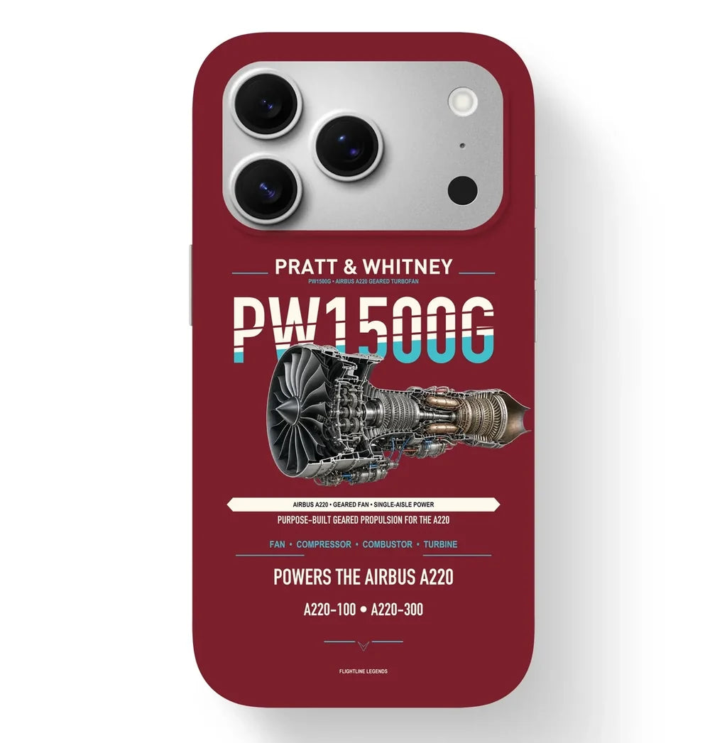 PW1500G Case design on dark red iphone case