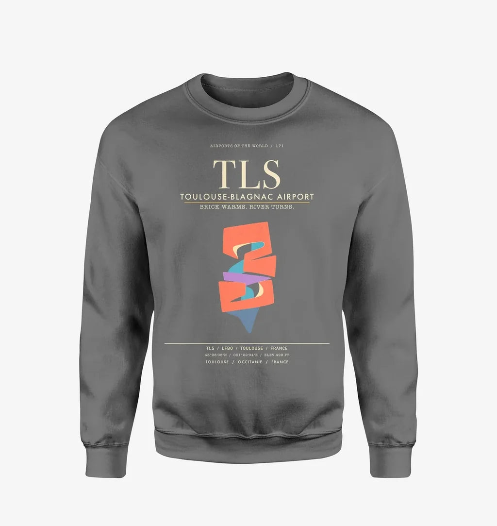 Toulouse-Blagnac Airport TLS Sweatshirt - Gray