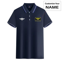 Thumbnail for Customisable Aircraft Silhouette Polo Shirt - view 5