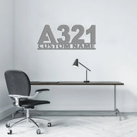 Thumbnail for Customisable Airbus A321 Metal Sign - view 5