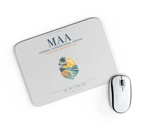 Thumbnail for Chennai International Airport (MAA) design on light gray rectangle mouse pad