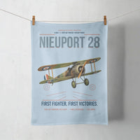 Thumbnail for Nieuport 28C.1 design on light blue towel