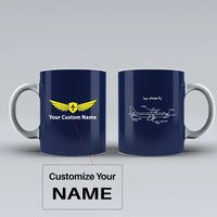 Thumbnail for Customisable How Planes Fly Mug - view 5