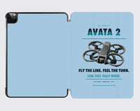 Thumbnail for DJI Avata 2 design on light blue ipad tablet case