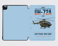 Thumbnail for Airbus UH-72A Lakota design on light blue ipad tablet case